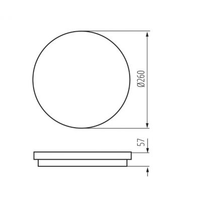 Plafoniera LED BENO 24-30W ciepły/neutralny/zimny grafitowy KANLUX (38784)